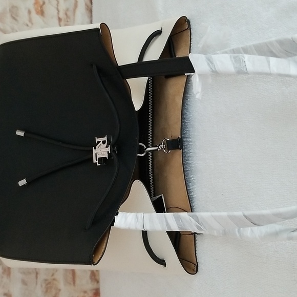 New Ralph Lauren Andie Drawstring Tote - Picture 9 of 12